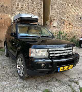 Personenauto, Land Rover, Range Rover Sport, zwart, 2006